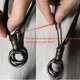 thumbnail image 4 of Collar con soporte para gafas, anillo en O, correa de cuero ajustable, 4 of 7