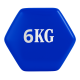 thumbnail image 3 of Par de Mancuernas 6 kg c/u Total 12 kg Hexagonales de Neopreno, 3 of 3