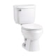 thumbnail image 2 of Tapa de inodoro KOHLER Brevia 4775-0 con frente redondo, color blanco, 2 of 3