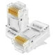 thumbnail image 2 of 10x Conector Rj45 Cat5 Cable Utp Conector Red Internet Lan multicolor, 2 of 8