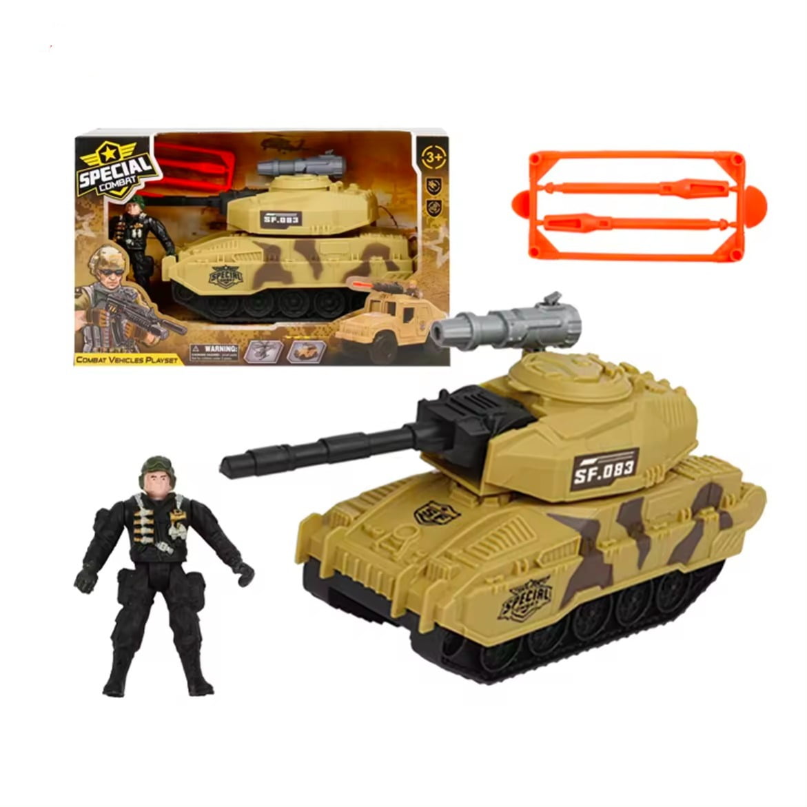 Oem - Juguete Carro Camion Tanque De Guerra Especial Militar Niños