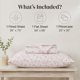 thumbnail image 3 of Juego de Ropa de Cama Modern Threads Twin Floral Rosa Suave, 3 of 7
