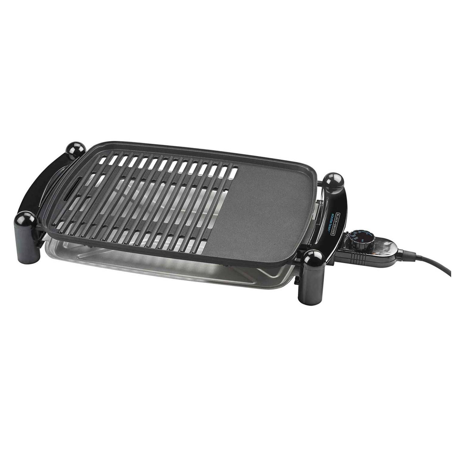 Parrilla Electrica Grill Asador Antiadherente Ig201 Black+Decker