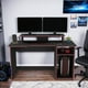 thumbnail image 5 of ESCRITORIO GAMER 90,5x136x60 CM FM-048R NEGRO Y ROJO, 5 of 7