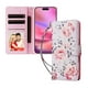 thumbnail image 4 of FOXDOCK Funda Tipo Cartera Floral para Samsung Galaxy S23 ,Funda con Tapa de Cuero PU, Protección Antigolpes con Ranuras para Tarjetas y Soporte, 4 of 5