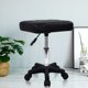 thumbnail image 2 of Taburete Con Ruedas Rectangular Ajustable En Altura Giratorio Negro, 2 of 8