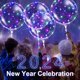 thumbnail image 2 of Globos LED Libima de 20 pulgadas transparentes con luz, 50 piezas, 2 of 3