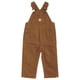 thumbnail image 1 of Enterizo con peto Carhartt para bebé niño, lona, color marrón Carhartt, talla 3T, 1 of 1