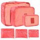 thumbnail image 3 of 6pcs Set Travel Suitcase Organizer Bags, Luggage Packing Cubes For Travel Organizer, Shoe Clothes Luggage Storage Bags,, 3 of 3