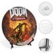 thumbnail image 4 of Doom Eternal Plato decorativo de porcelana fina (bone china), plato decorativo de cerámica para hogar, oficina, soporte de pared, platos decorativos para dormitorio - 6 pulgadas (15 cm), 4 of 6