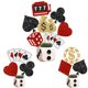 thumbnail image 1 of Centro de mesa para fiestas de casino, 14 unidades, con purpurina, temática de Las Vegas, 1 of 9