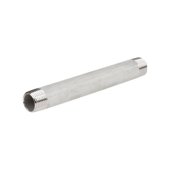 Boquilla Smith-Cooper de acero inoxidable MPT de 1 pulgada x 10 cm