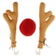thumbnail image 2 of Funny Car Christmas Reno Antlers Red Nose Car Decoración Regalos De Navidad, 2 of 4