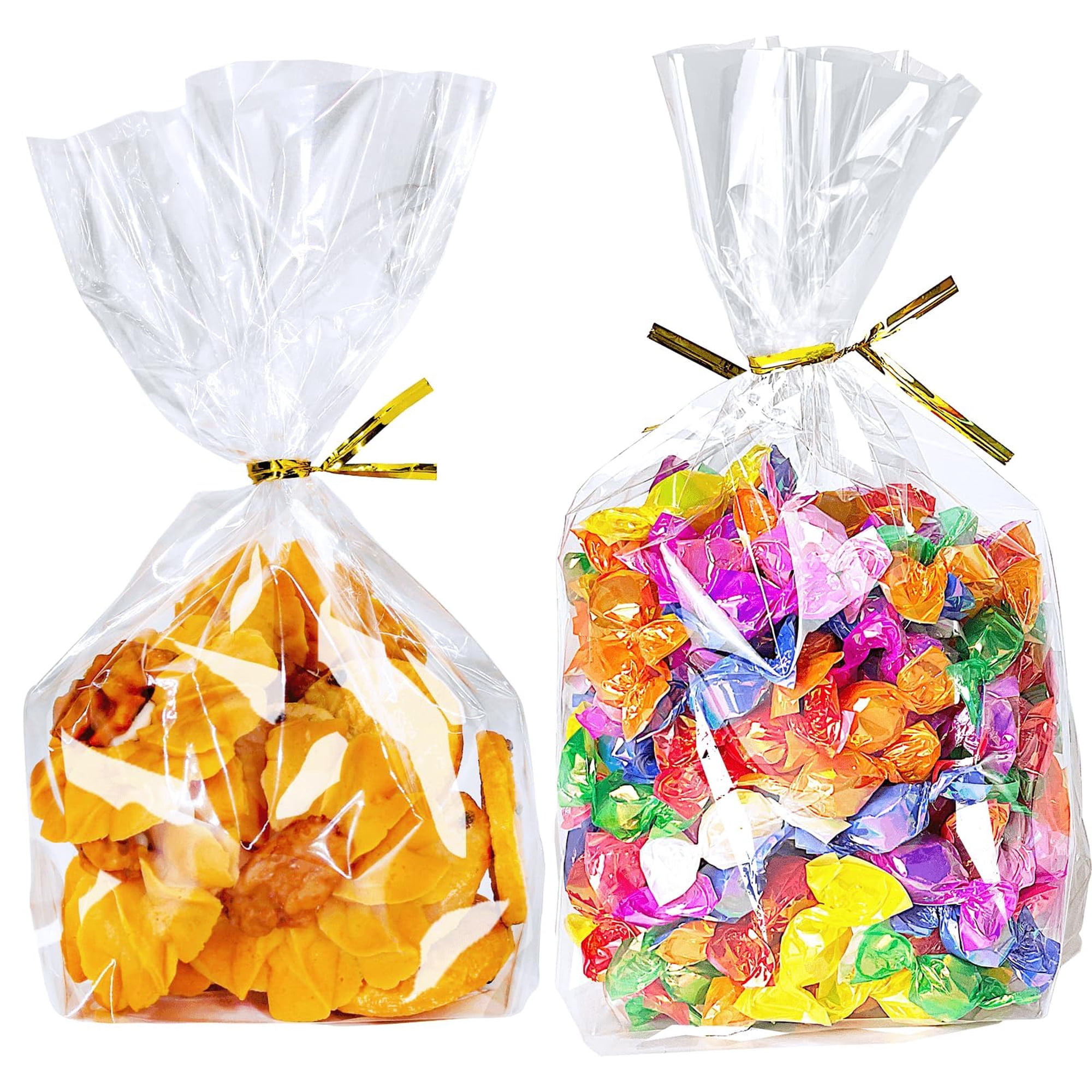 Pigpotparty - Bolsas De Celofán Para Regalos 15 X 23 Cm 50 Unidades Transparentes