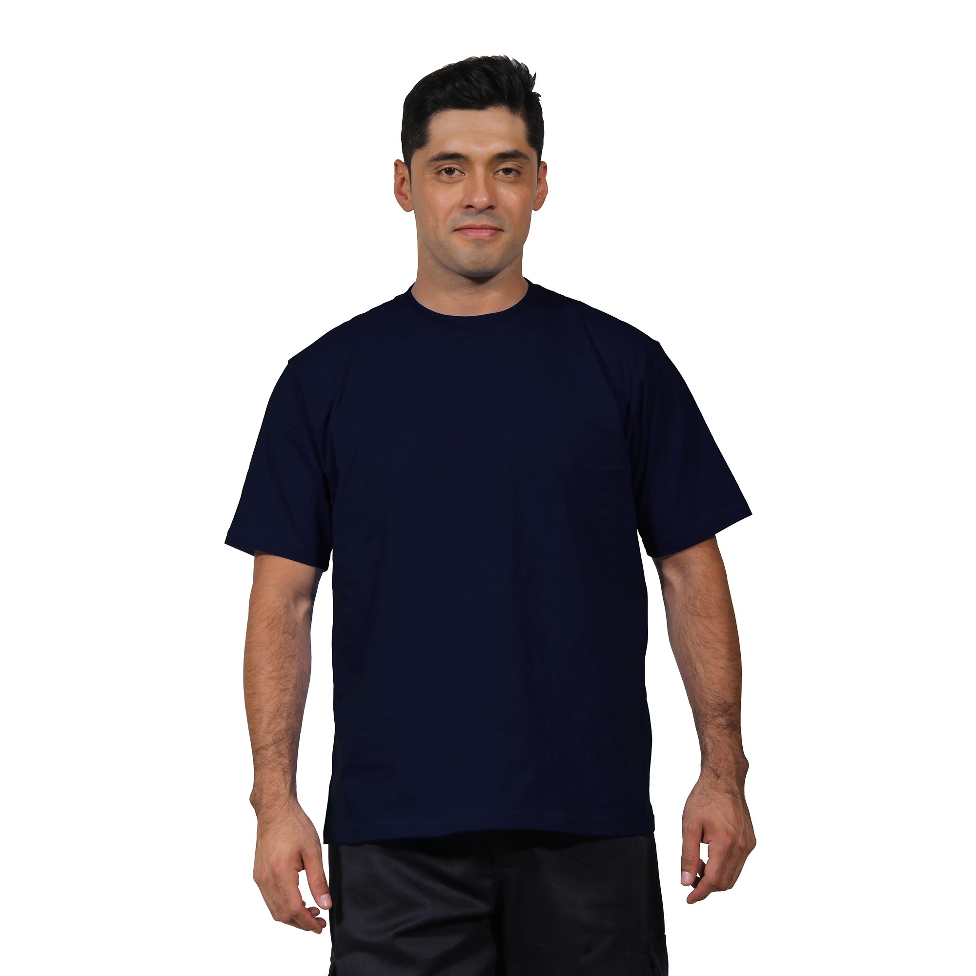 90 Grados - Polera Polo Unisex Manga Corta, 100% Algodón Azul Marino