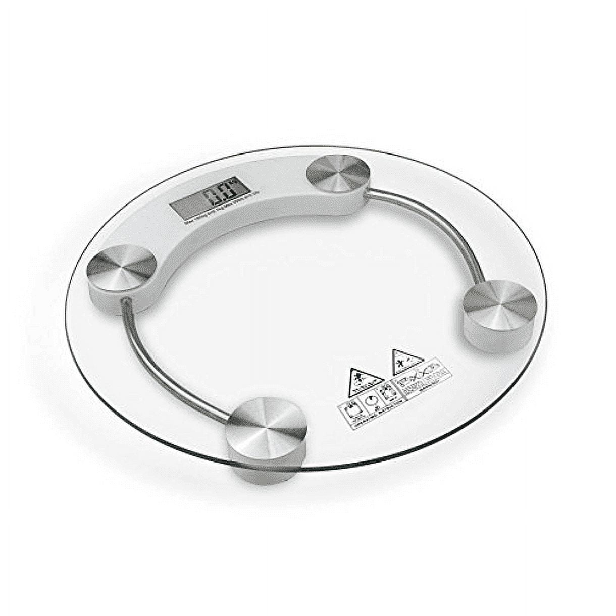 Leonimport - Balanza Pesa Digital Baño 180kg Vidrio Temperatura 33cm