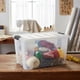 thumbnail image 5 of Caja Plastica Transparente 52 Lts C/Ruedas Mod TG51122B, 5 of 7