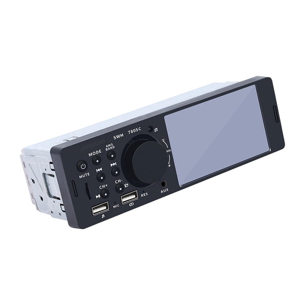 Reproductor para coche, estéreo para coche de un solo Din, receptor de Audio para coche, manos libres, tarjeta TF USB Dual, AUX, pantalla táctil