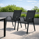 thumbnail image 4 of Silla Exterior Negra Metal y Textilene Resistente Reforzada Exterior, 4 of 7