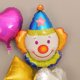 thumbnail image 2 of Paquete de 6 globos de payaso sonriente de aluminio para fiestas, ideales para decoración de fiestas de circo, carnaval y más., 2 of 7