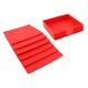 thumbnail image 3 of tazas de vasos cuadrados taza de silicona tazas de taza de sostenedor de estera de té taza de té rojo, 3 of 5