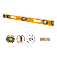 Nivel De 3 Burbujas En I 80Cm Ingco Hsl28080