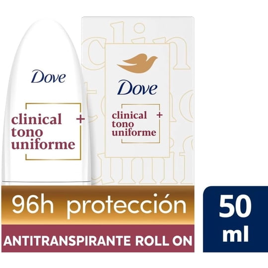 Desodorante Roll On Dove Clinical Tono Uniforme Mujer