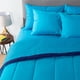 thumbnail image 3 of Plumón Bicolor Arthome Azul Celeste 2 Plazas, 3 of 3