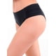 thumbnail image 2 of Bikini calzón tanga drapeado negro Talla XL, 2 of 6