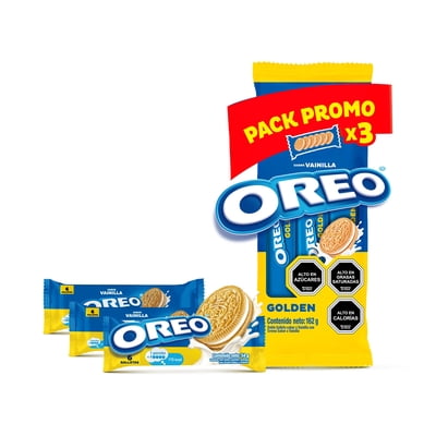Galletas Oreo Sabor Vainilla 3 Pack X 54G C/U