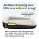 thumbnail image 2 of Cama inflable de viaje para niños pequeños King Koil Premium con protector, 2 of 5