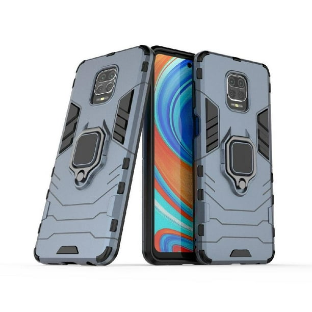 FOXDOCK Funda Antigolpes para Xiaomi Redmi Note 9S/Note 9 Pro – Protección Total con Soporte y Diseño Robusto
