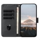 thumbnail image 5 of Funda Cartera Fibra de Carbono para Motorola MOTO G86 Power con Soporte y Cierre Magnético Negro, 5 of 6