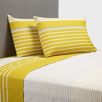 Zahr - Sabana Zarina King Estampada Lineas Amarillo