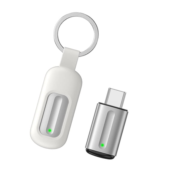 Adaptador de controlador IR portátil para teléfono con control por infrarrojos, control por infrarrojos, para luz, teléfono y aire acondicionado Plata