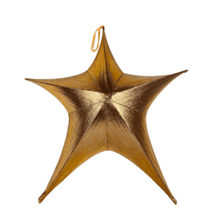 Corel - Estrella De Genero De Metal Dorada 80Cm