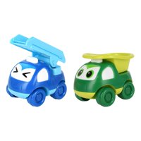 Bothyi - Vehículos De Ingeniería De Tracción Trasera De Camiones Alimentados Por Fricción Para Niños Pequeños Niños 2 Piezas