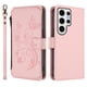 thumbnail image 2 of Funda Cartera Mariposa para [Samsung Galaxy S24 Ultra] con Soporte y Cremallera Rosa, 2 of 6