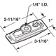thumbnail image 2 of Soporte giratorio de piso para puerta plegable PRIME-LINE N 6711 de nylon, 2 of 2