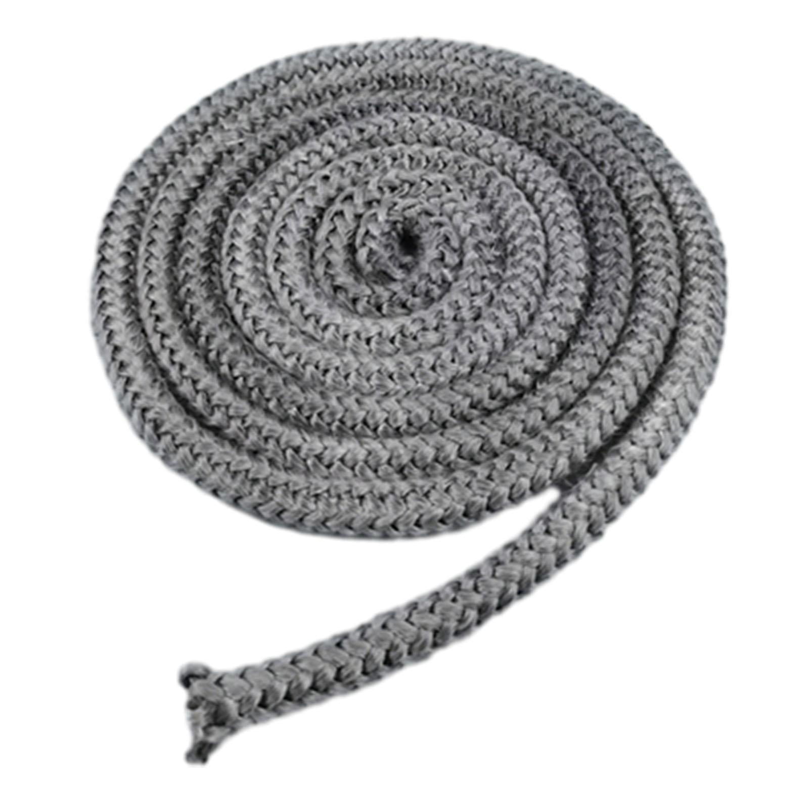 Bothyi - Cuerda De Sellado Para Chimenea, Cuerda De Fibra De Vidrio De Alta Densidad, Junta De Sellado Para Puerta De Estufa De Leña, 0,39 Pulgadas X 118 Pulgadas