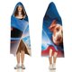 thumbnail image 3 of Underdog Manta Capa con Capucha Anti-Bolitas, Manta de Lana Ártica Suave, Manta Portátil de Felpa Ligera y Lujosa, Poncho para Siesta en Casa y Oficina, 100*130cm, 3 of 6