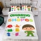 thumbnail image 4 of Charlie y las Formas Conjunto de sábanas temático, trío de piezas, cómodo y amigable con la piel, diseño único, regalo de decoración para el hogar para familiares, amigos y fans,135cm *200cm, 4 of 6