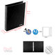 thumbnail image 2 of Archivador A5 De Pvc Con 4 Anillos Carpeta Organizadora, 2 of 3