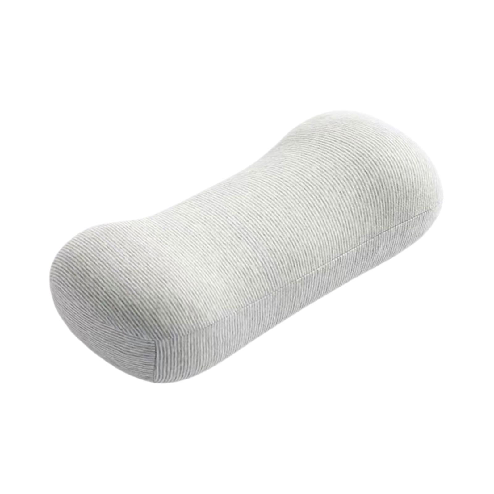 Magideal - Almohada Para Almohadas De Almohada De Almohada De Cama Para Acampar Almohada De Apoyo Ergonómica Para Viajes De Viaje Para Dormir Avión De Senderismo Gris Claro