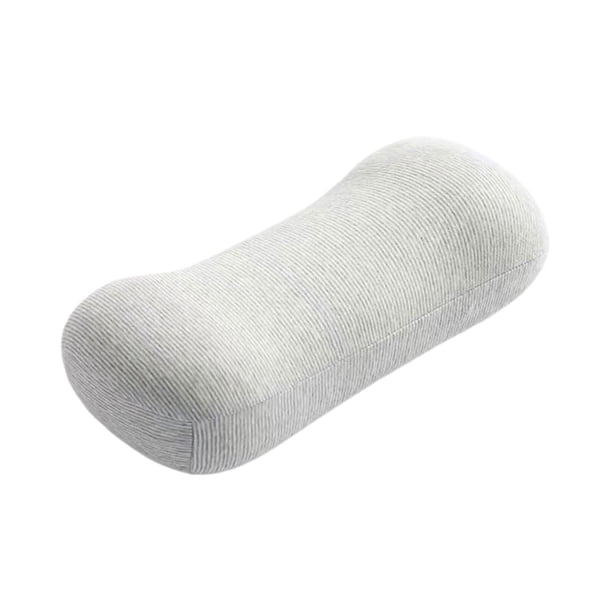 Almohada para almohadas de almohada de almohada de cama para acampar almohada de apoyo ergonómica para viajes de viaje para dormir avión de senderismo Gris claro