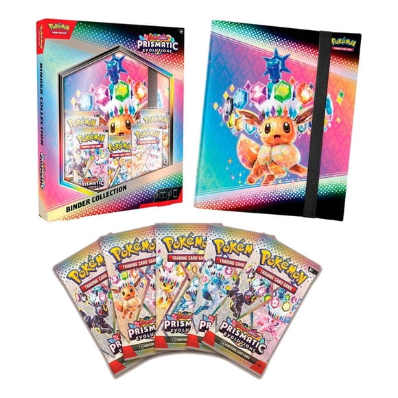 Pokémon Prismatic Evolutions Azul Binder Collection (Inglés)