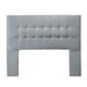 thumbnail image 1 of Respaldo Cama King Felpa Gris Alicante CP, 1 of 2