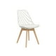 thumbnail image 1 of Silla Tulip Acolchada Mesh Blanco, 1 of 3