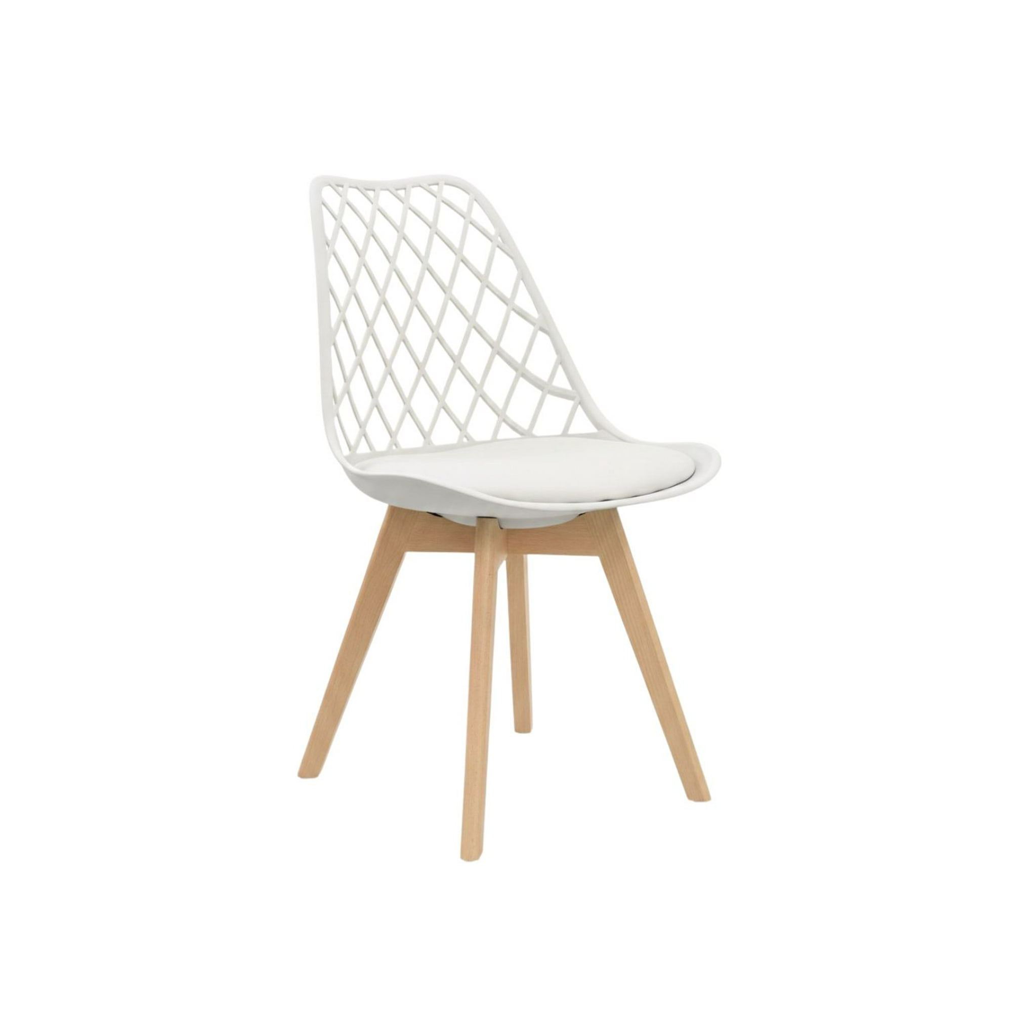Habita2 Chile - Silla Tulip Acolchada Mesh - Blanco