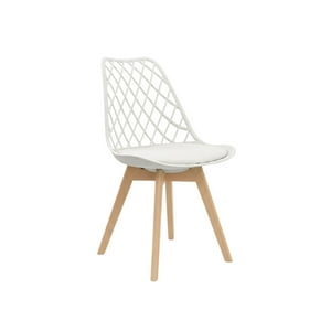 Habita2 Chile - Silla Tulip Acolchada Mesh - Blanco